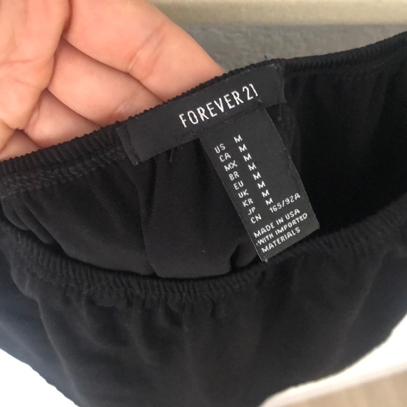 Black Off the Shoulder Bodysuit - Picture 3 of 3